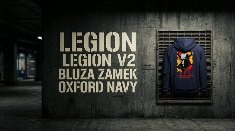 LEGION // LEGION V2 // BLUZA ZIP // OXFORD NAVY - Rebelverse