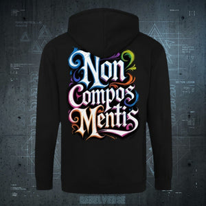 NON COMPOS MENTIS || BLUZA ZIP PREMIUM || ENTROPY - Rebelverse - Bluza Zip