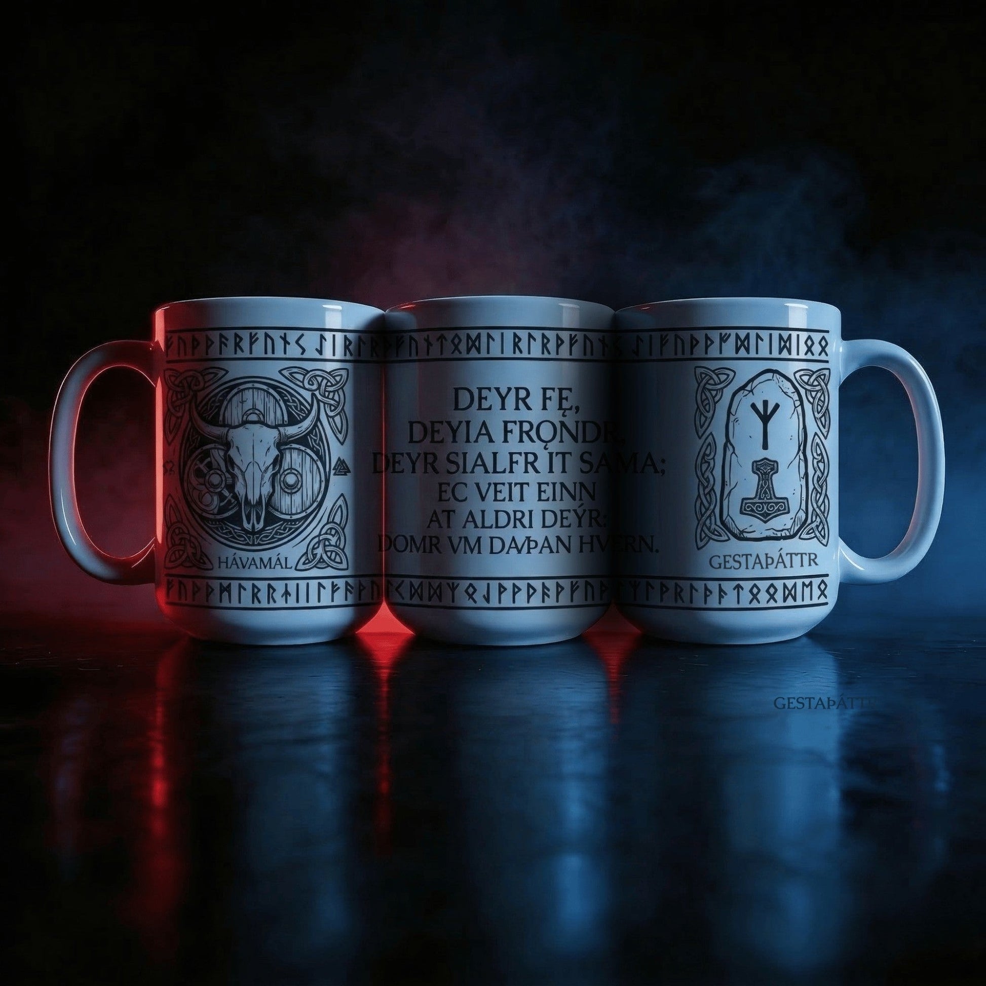 HÁVAMÁL || KUBEK 450 ML || ETHOS - Rebelverse - Kubek 450ML