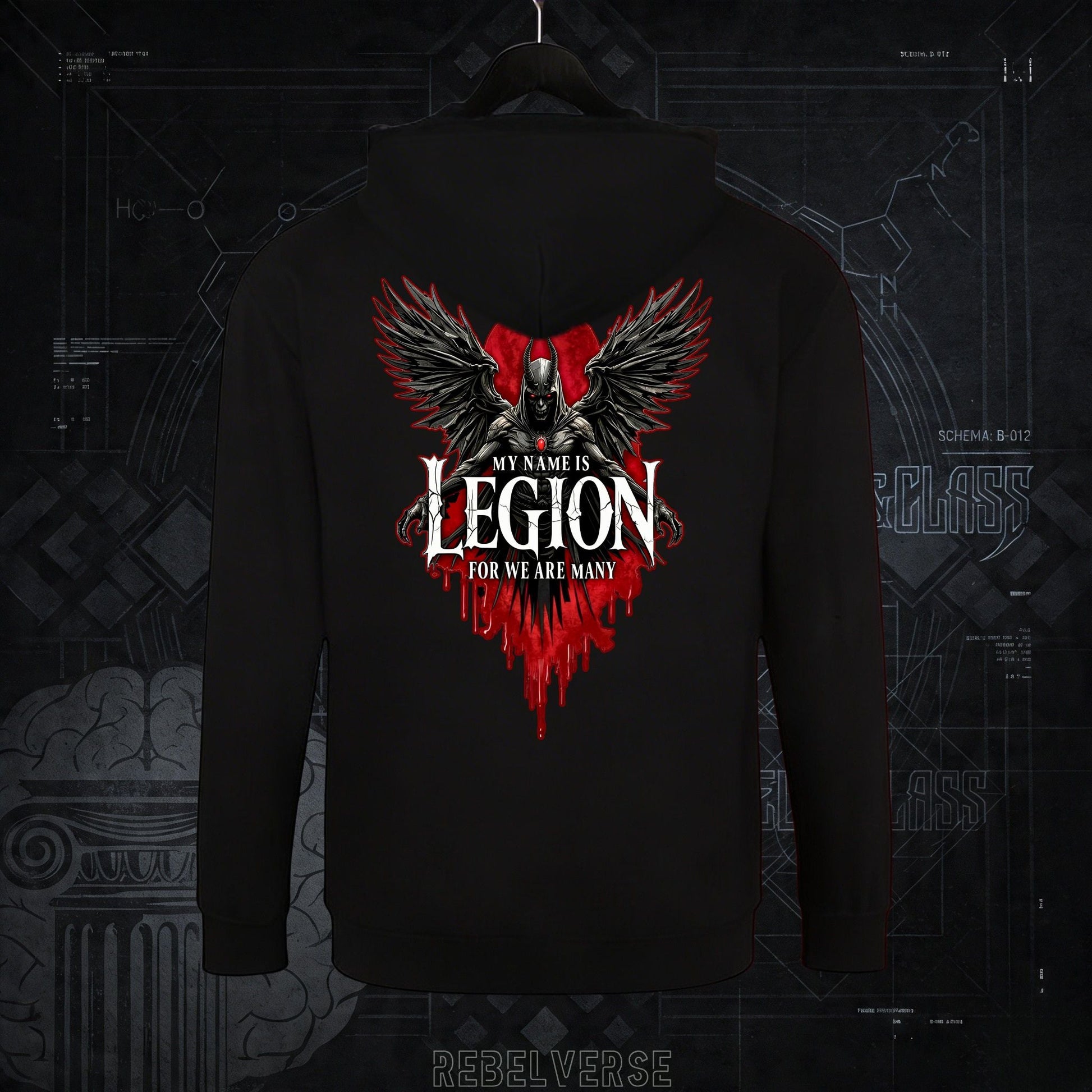 LEGION || BLUZA ZIP PREMIUM || LEGION - Rebelverse - Bluza Zip