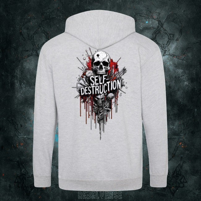 SELF - DESTRUCTION || BLUZA ZIP PREMIUM || ENTROPY - Rebelverse - Bluza Zip